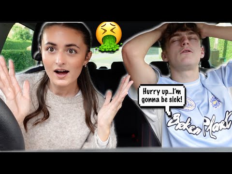 Car SICK PRANK On My GIRLFRIEND! *she believed me*