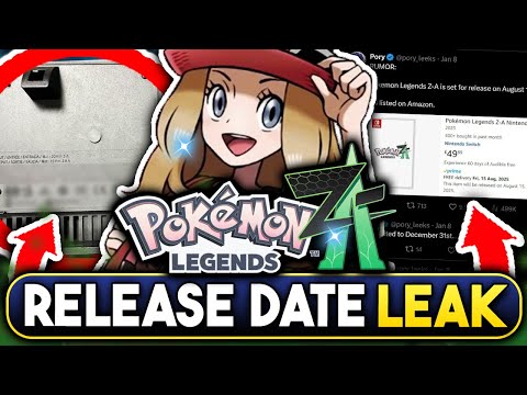 POKEMON NEWS! DID THE LEGENDS Z-A RELEASE DATE JUST LEAK? NEW SWITCH 2 IMAGE LEAKS & MORE!