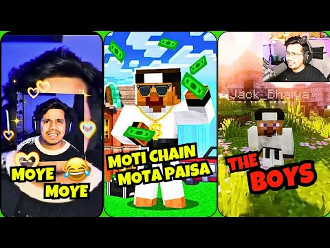 @GamerFleet Funny Moments 😜 Shorts Compilation @AnshuBisht #gamerfleet #anshubisht #minecraft