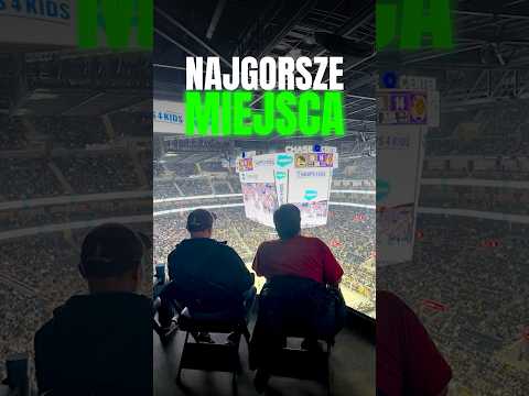 NAJGORSZE MIEJSCA NA MECZU NBA😭