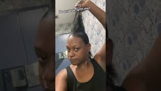 DIY Slick Ponytail #diy #slickponytail #hairstyle  #hairtutorial