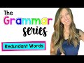 Eliminating Redundant Words in Writing