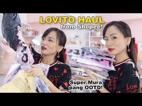 LOVITO SHOPEE HAUL + Simple Fashion Tips 🎀