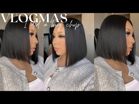 VLOGMAS | COME WITH ME TO GET A BIG CHOP