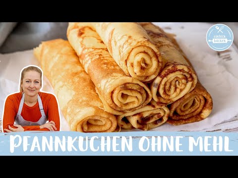Pfannkuchen ohne Mehl ??? | Einfaches Grundrezept mit Quark | Einfach Backen