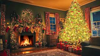 Bing Crosby, Frank Sinatra, Dean Martin, Nat King Cole 🎄The Best Old Christmas Songs with Fireplace