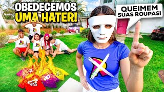 OBEDECENDO UMA HATER POR 24 HORAS *Ela se aproveitou dos Rosa ?