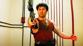 घायल सनी देओल ने दस लोगो को एक साथ मारा - Sunny Deol Best Action Movie | Ziddi (1997) Raveena Tandon