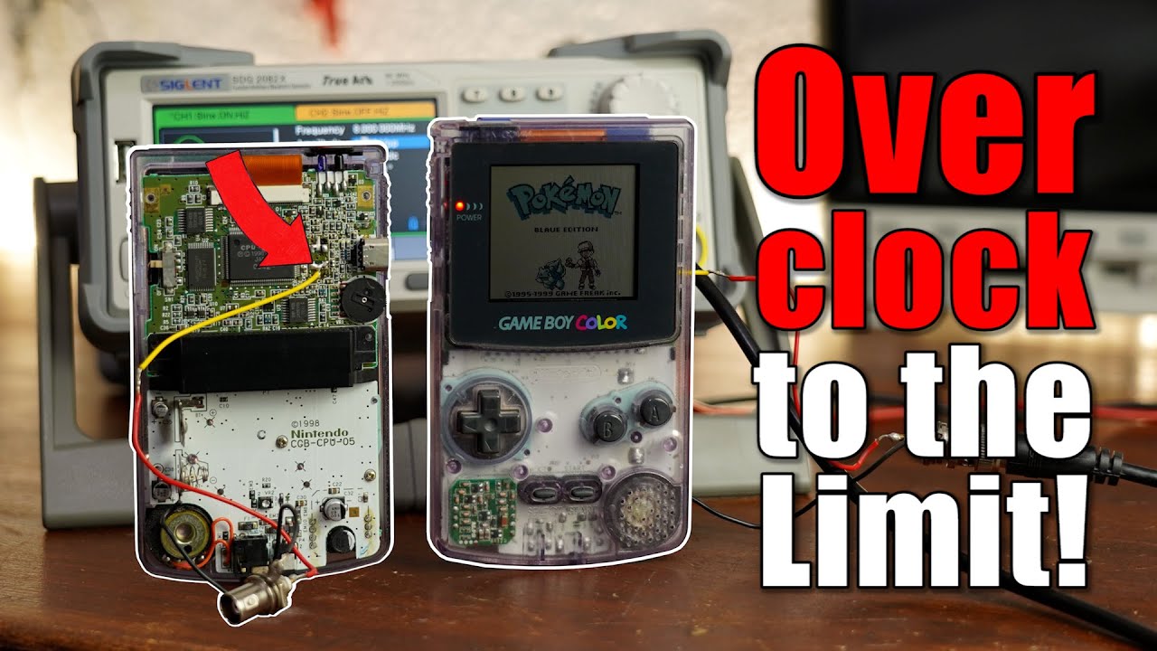 Overclocking can be useful! Let's try with my GameBoy & Arduino