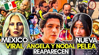 NODAL y ANGELA REAPARECEN! BARRICADA con los MEDIOS! ATERRADOR VIDEO! LADY GAGA! CARDI B se PELEA!