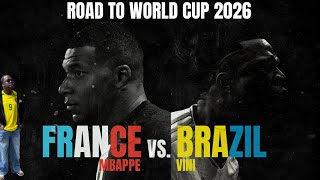 FRANCE VS BRAZIL ROAD TO WC26 MATCHDAY VLOG!!! 