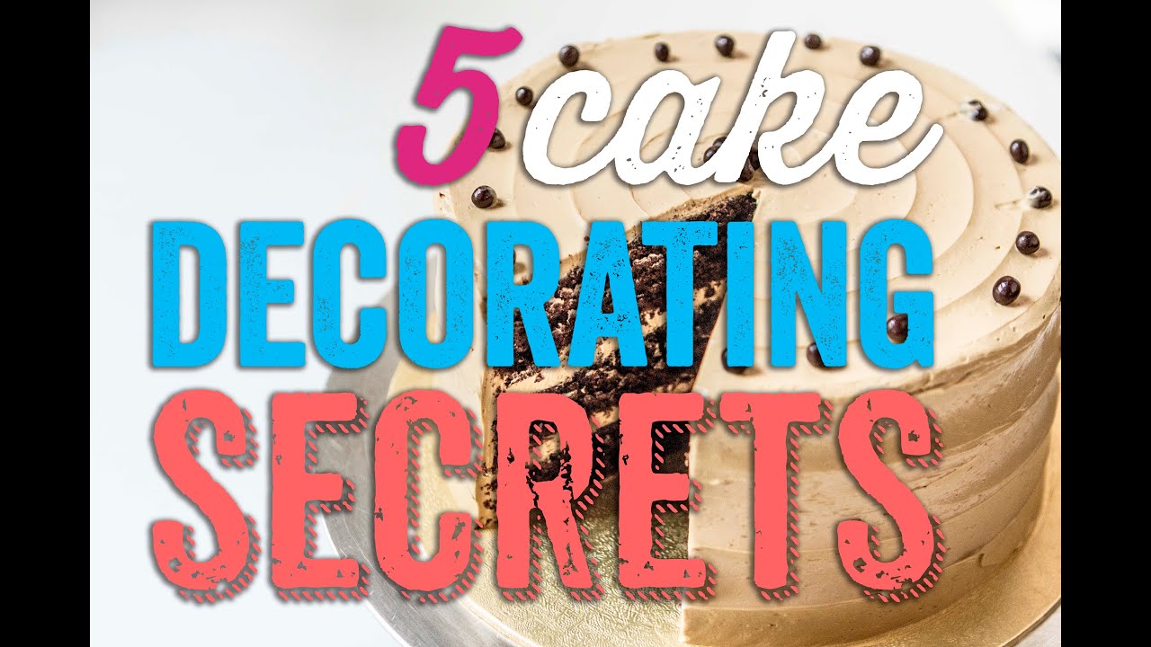 5 Secrets to Better Cake Decorating