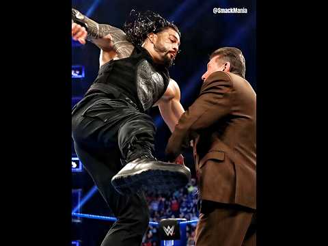 Roman Reigns ATTACKS Vince McMahon on SmackDown! WWE Mr. McMahon ๐ฅ #WWE #RomanReigns #vincemcmahon