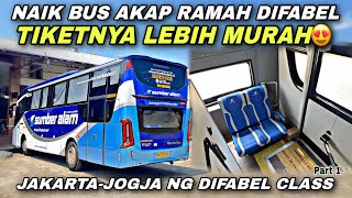 Naik Bus AKAP Ramah Difabel Tiketnya Lebih Murah 😍| trip Sumber Alam AA 7290 OL “ Dewanata Reborn “