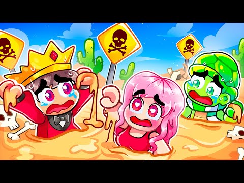 Trapped by QUICKSAND with My CRAZY FAN GIRL!