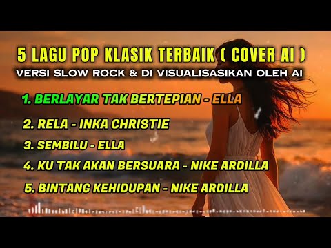 5 LAGU POP KLASIK TERBAIK | ELLA - INKA CHRISTIE - NIKE ARDILLA | Divisualisasikan oleh ai