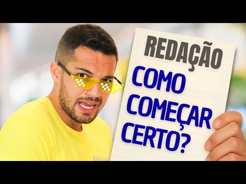Como começar a REDAÇÃO do ENEM 2025 (CERTO)