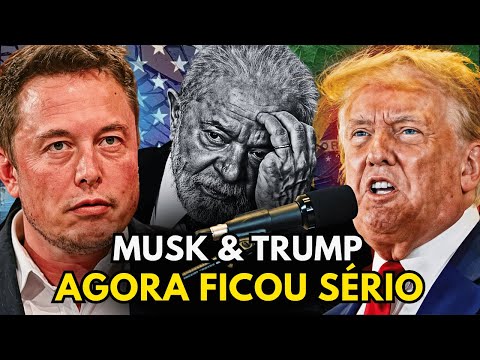 Trump se junta com Elon Musk e Promete destruir a esquerda! Governo Brasileiro em Pânico