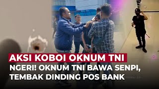 Oknum Prajurit TNI di Gowa Todongkan Senjata di Bank BUMN Gowa! | OneNews Update