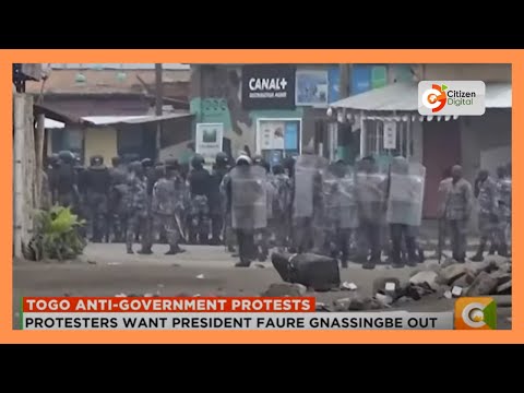 YouTube video thumbnail: Anti-Government Protests in Togo Enter Third Day