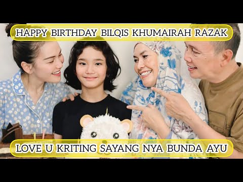 PIBESDAY IQIS SAYANG NYA BUNDA AYU | 11th #ayutingting #bilqis #ayah #ibu #11th #birthday #qissyoutv