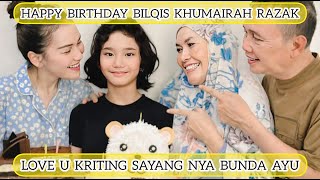 PIBESDAY IQIS SAYANG NYA BUNDA AYU | 11th #ayutingting #bilqis #ayah #ibu #11th #birthday #qissyoutv