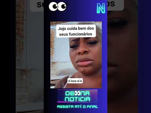 Jojo cuidando muito bem de seus funcionários vejam ? #noticias