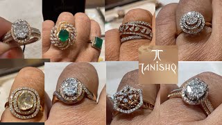 New 🥰 Beautiful Design Diamond Rings collection From Tanishq with wt &price| Diamond cocktail ring 💍