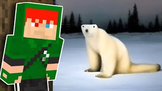 SOBREVIVENDO AO ICE BEAR 2026  NO MINECRAFT!! TERRÍVEL URSO POLAR DO FUTURO