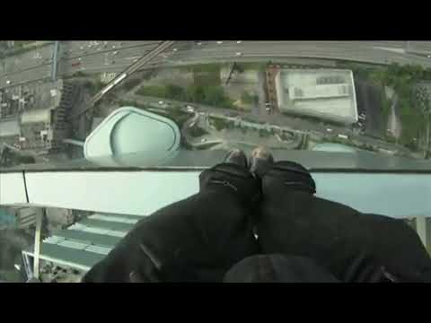 Building strike after BASE jump