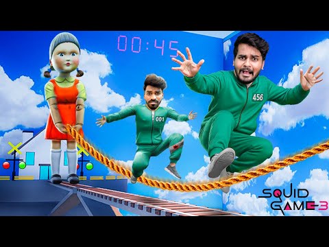 தாவு டா....தாவு😂Squid Game JUMP ROPE Challenge | Gta tamilan