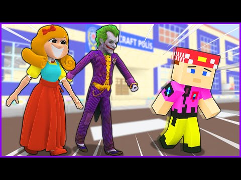 KEREM KOMİSER, KÖTÜ BAKICI VE JOKER'DEN KAÇIYOR! 😱 - Minecraft ZENGİN FAKİR HAYATI