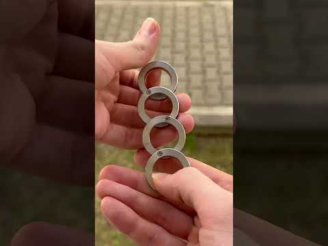 🔔 Stainless Steel Self-Defense Rotatable Foldable Ring - Product Link in Bio ( # 1608 )