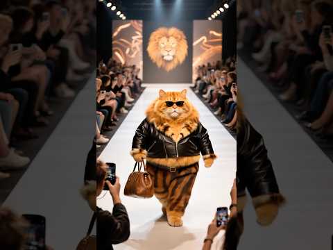 Today I finally attended my dream fashion show #stevenorangecat #cat #funny #catsofyoutube