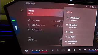 BMW IX3 FAST 30 kwh/100 km bei Regen und 130 km/h