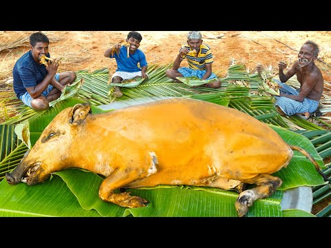 WILD MONSTER PORK RECIPE | VILLAGE FAMOUS HEALTHY FOOD | Grandpa One Man Show