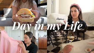chill day in my life! pool, GRWM (skincare, hair & makeup), date night, loungewear haul, & more!