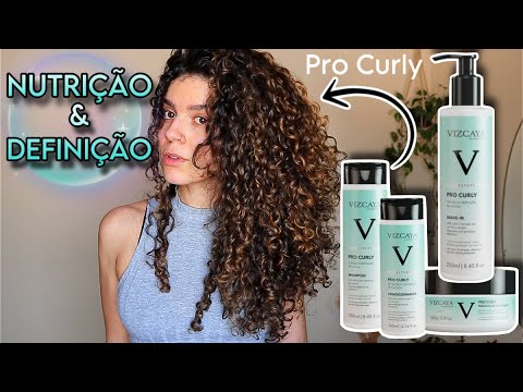 TESTEI LINHA PARA CACHOS: VIZCAYA PRO CURLY