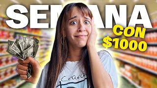 UNA SEMANA COMIENDO POR UN DÓLAR