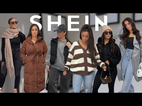 SHEIN FALL/WINTER TRY ON HAUL🌨️🍂 | affordable must haves this season, coats, jeans, sweaters + more