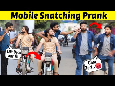 Mobile Snatching Prank 😂 || by @sharikshah  and @decentboysprank