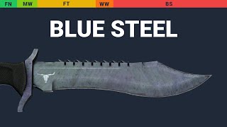 Bowie Knife Blue Steel Wear Preview