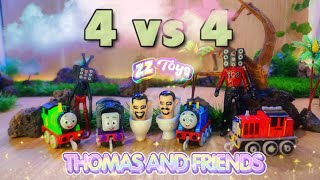 Thomas and the friends versus the monster