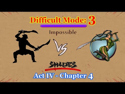 Shades: Shadow Fight Roguelike || Act IV Chapter 4 - Mode 3 「iOS/Android Gameplay」