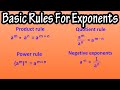 Exponents and Their Properties