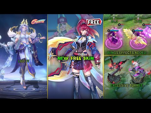 FREE HANABI RAMADAN SKIN,  LUO YI CREATE SKIN, EXCLUSIVE TURRET & MORE - Mobile Legends: Bang Bang