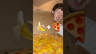 I TRIED VIRAL SWEDISH BANANA PIZZA #shorts