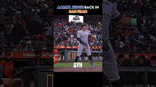 Aaron Judge Returns to San Francisco #baseball #edit #mlb