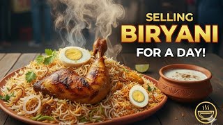 Selling biryani for a day || #biryani #hydrabadibiryani #ipl2025 #shorts #ytshorts