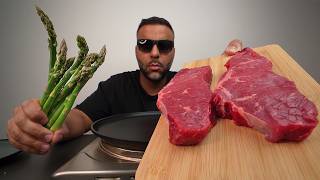 Steak & Spargel braten 🔥 (bin wieder da)